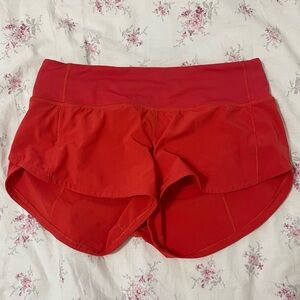 Lululemon Red Shorts